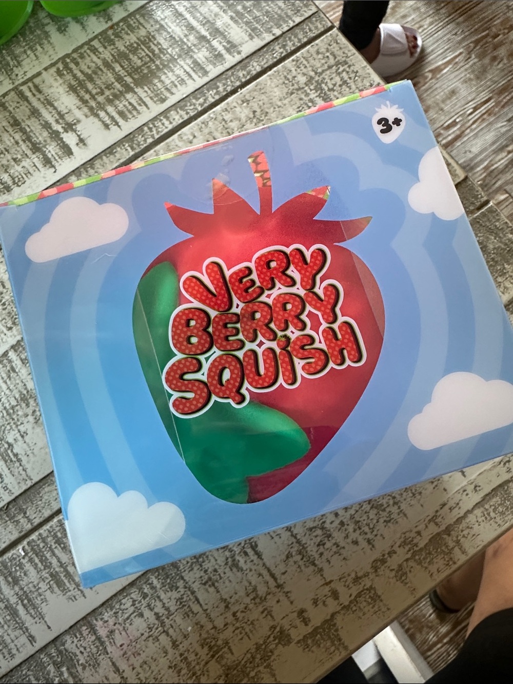 Jumbo strawberry squishy